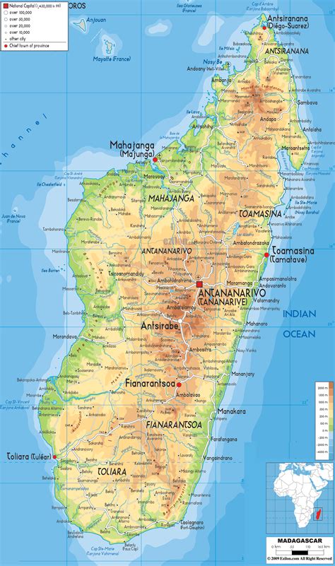 Madagascar and africa map - Vector Maps of Madagascar · Vector Maps of Africa.
